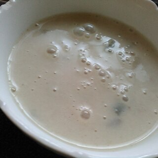 豆乳のクリーミースープ